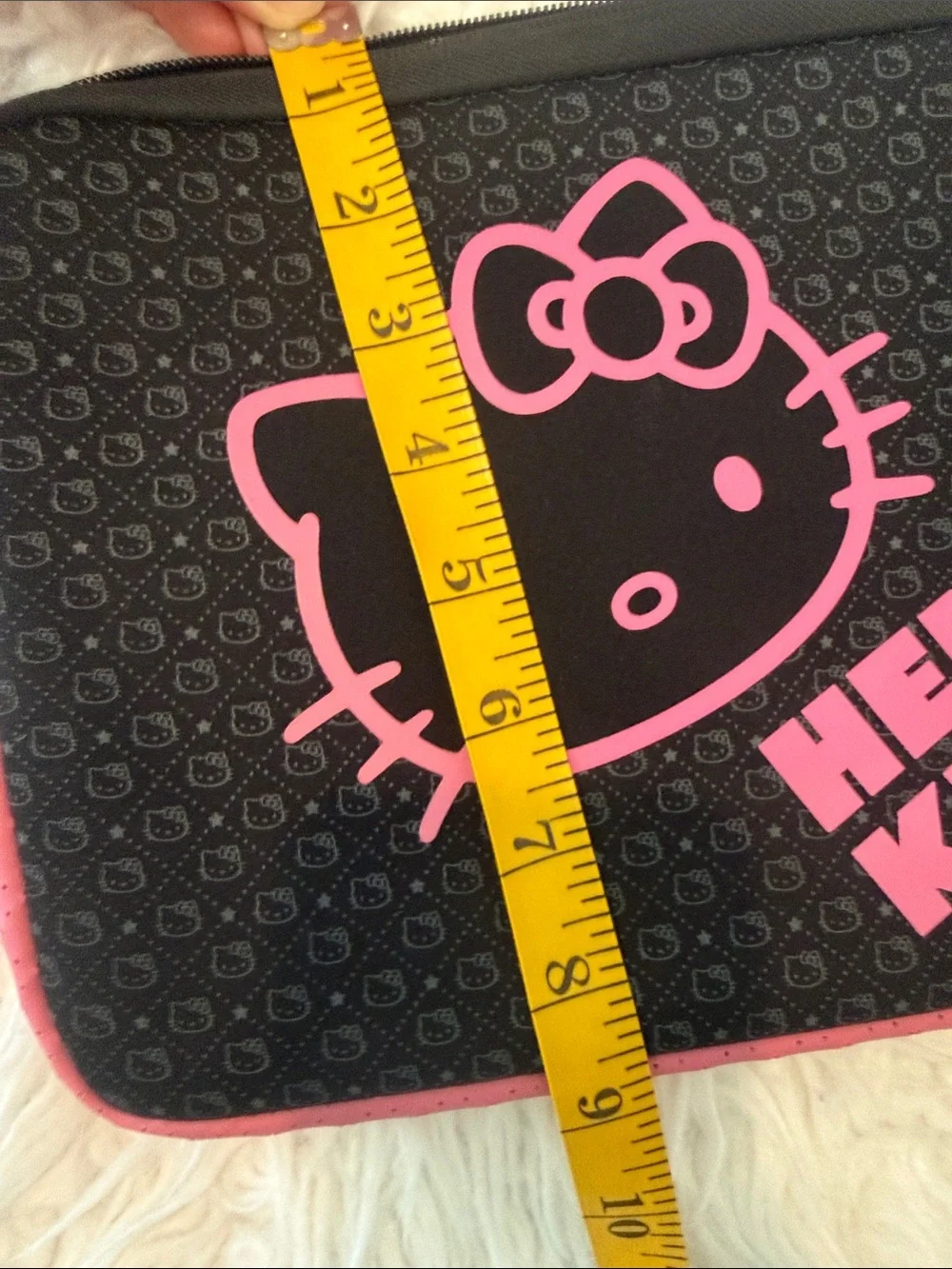 Hello Kitty Black & Hot Pink Neoprene Tablet Sleeve
